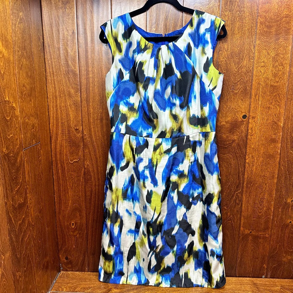 Tahari Authhur S Levine Womens Size 10 Colorful Cocktail Dress